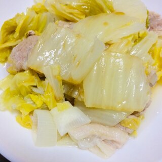 豚バラ肉の白菜煮
